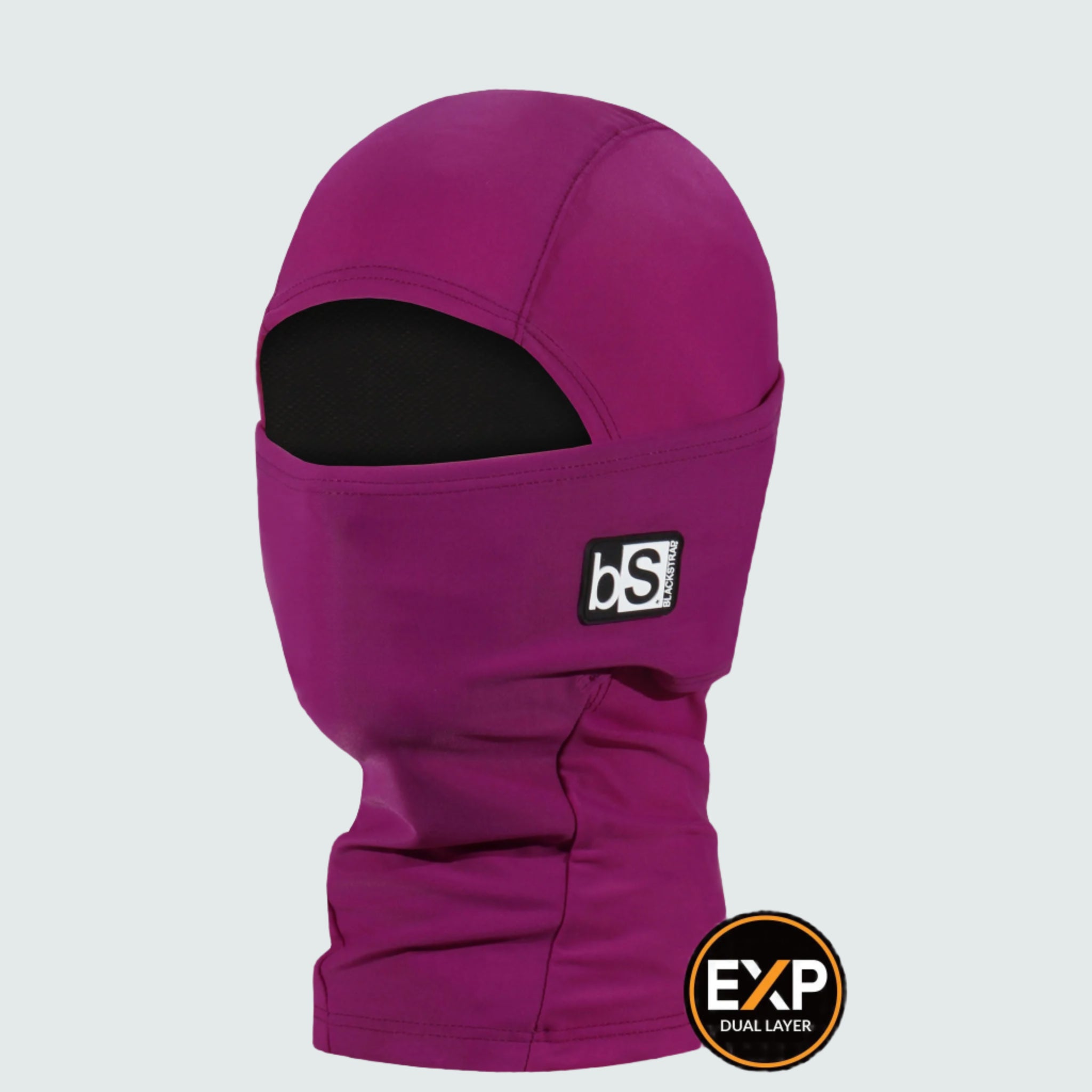 Kids' Expedition Hood Balaclava | Solids BlackStrap Hibiscus #color_hibiscus