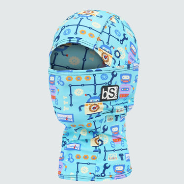 Kids' Hood Balaclava | Prints BlackStrap Friends Robots #color_friends-robots