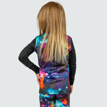 Kids' Therma Base Layer Crewneck BlackStrap #color_space-galactic