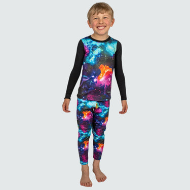 Kids' Therma Base Layer Pants BlackStrap #color_space-galactic