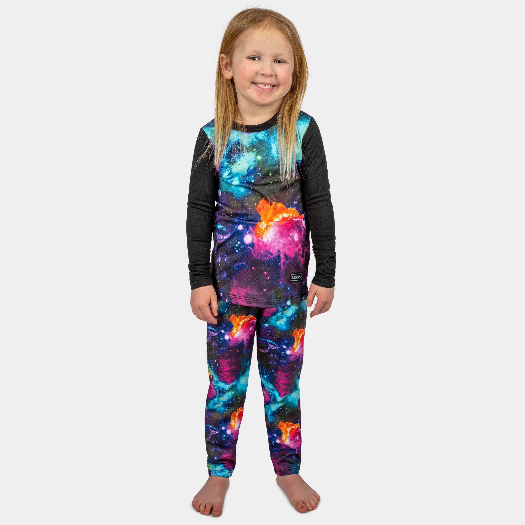 Kids' Therma Base Layer Pants BlackStrap #color_space galactic
