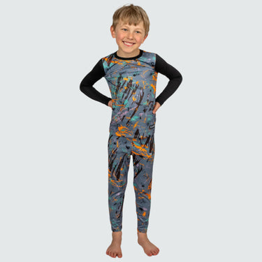 Kids' Therma Base Layer Pants BlackStrap #color_splash-glow