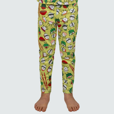 Kids' Therma Base Layer Pants BlackStrap #color_sushi-wasabi