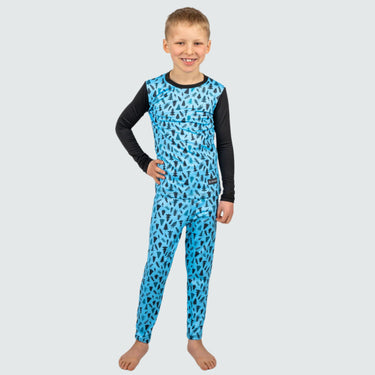 Kids' Therma Base Layer Pants BlackStrap #color_trees-aqua