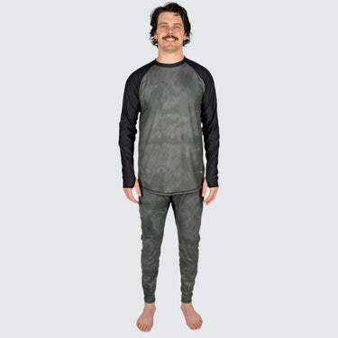 Men's Skyliner All-Season Base Layer Pants BlackStrap #color_glitch-forest