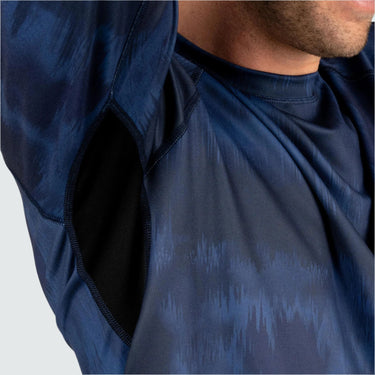 Men's Summit Base Layer Crewneck BlackStrap #color_glitch-navy