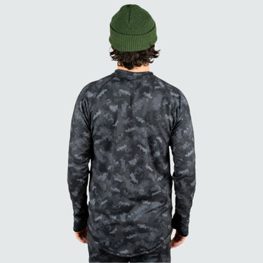 Men's Summit Base Layer Crewneck BlackStrap #color_terrain-storm