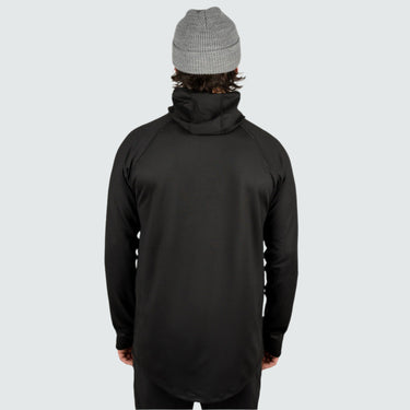 Men's Summit Base Layer Hoodie BlackStrap #color_black