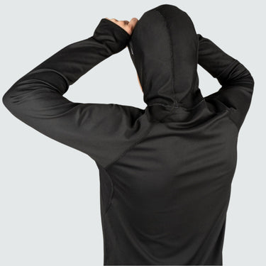 Men's Summit Base Layer Hoodie BlackStrap #color_black