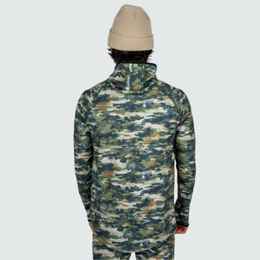 Men's Summit Base Layer Hoodie BlackStrap #color_fatigue