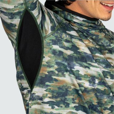 Men's Summit Base Layer Hoodie BlackStrap #color_fatigue