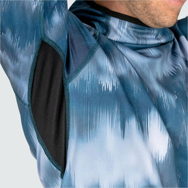 Men's Summit Base Layer Hoodie BlackStrap #color_glitch-blue