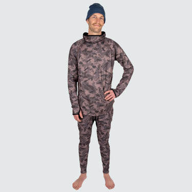 Men's Summit Base Layer Hoodie BlackStrap #color_terrain-earth