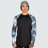 Men's Therma Base Layer Crewneck BlackStrap #color_glitch-gray