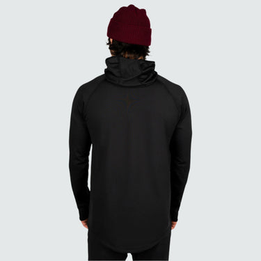 Men's Therma Base Layer Hoodie BlackStrap #color_black