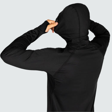 Men's Therma Base Layer Hoodie BlackStrap #color_black