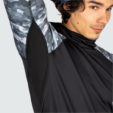 Men's Therma Base Layer Hoodie BlackStrap #color_fatigue-black