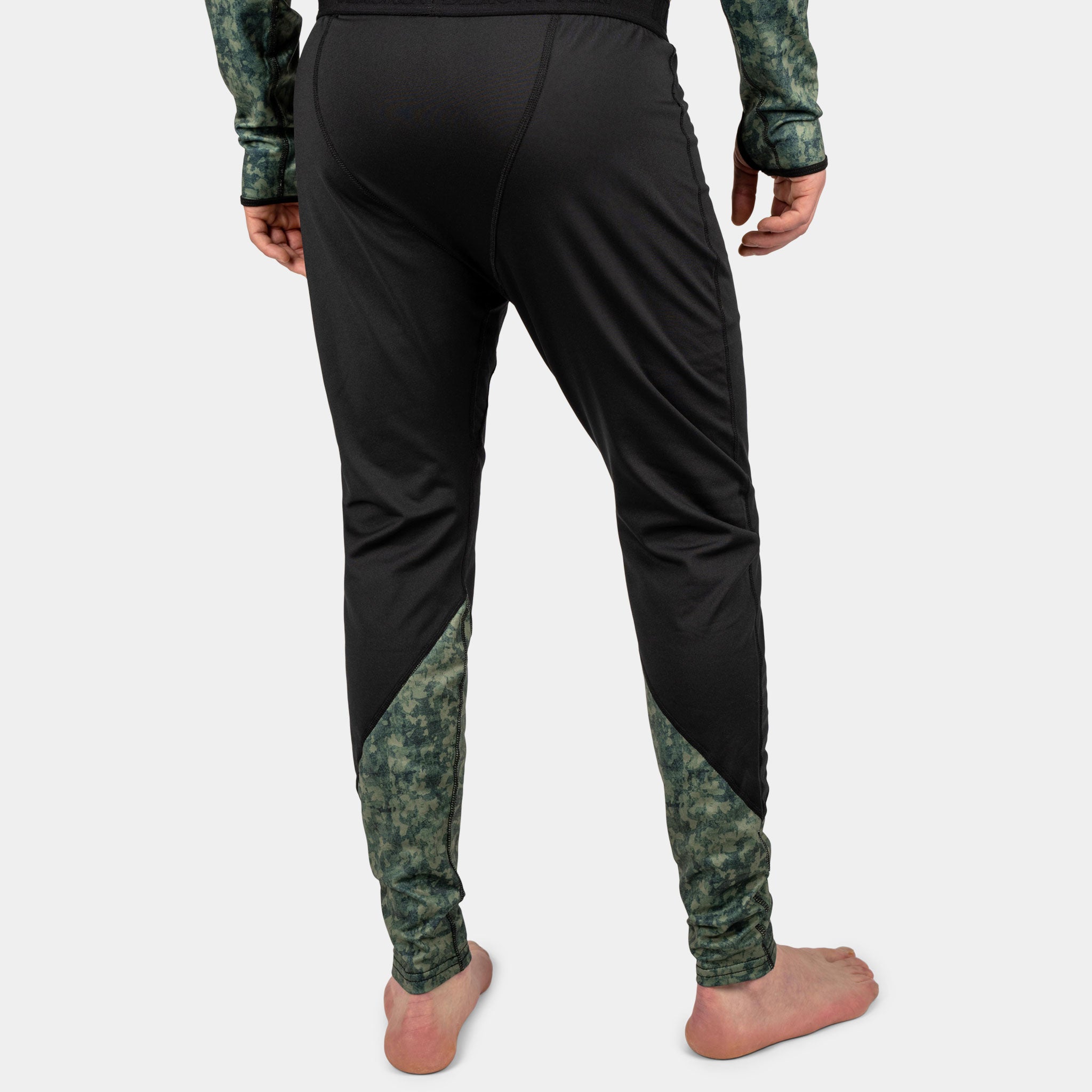 Men's Therma Base Layer Pants BlackStrap #color_canvas green