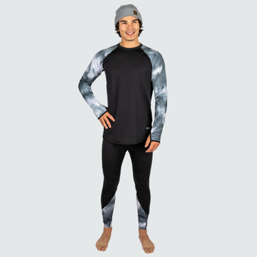 Men's Therma Base Layer Pants BlackStrap #color_glitch-gray