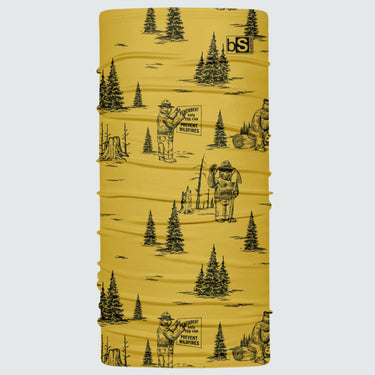 Daily Tube Neck Gaiter | Smokey Bear BlackStrap Prevent Yellow #color_prevent-yellow