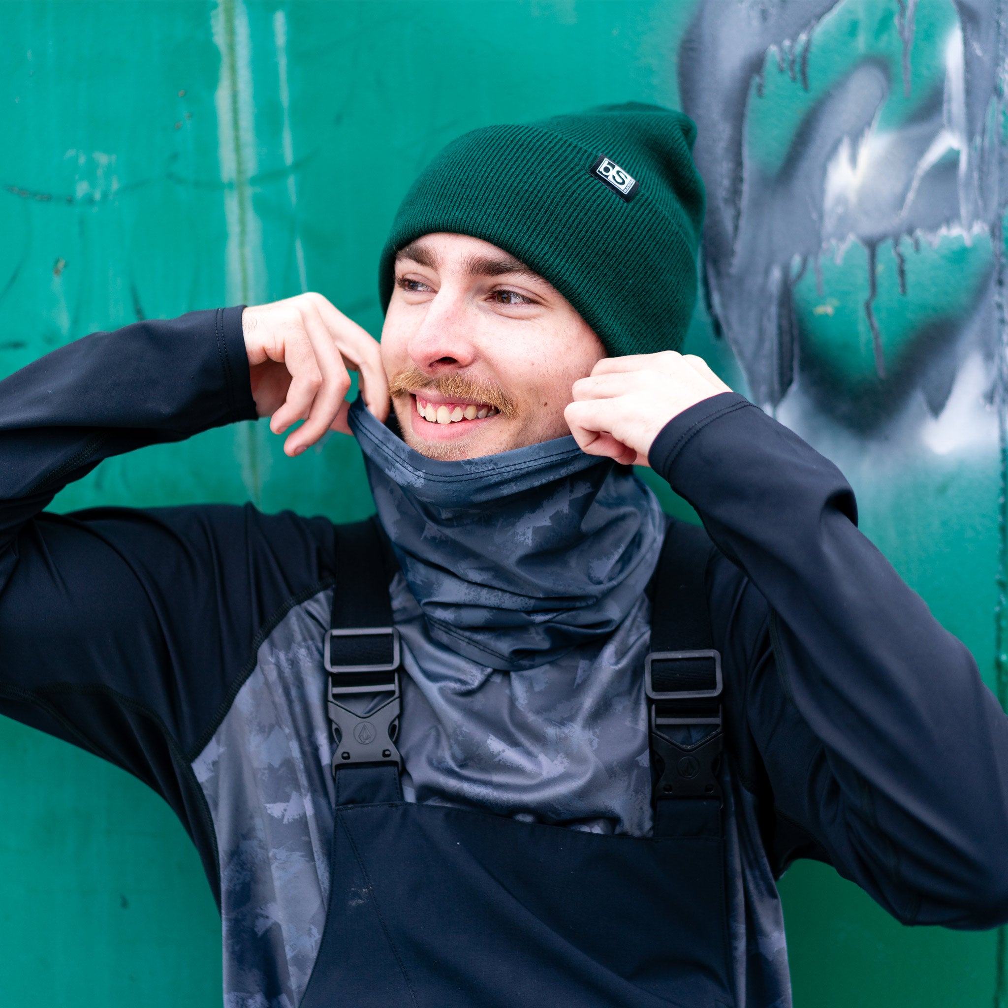 Single Layer Tube Neck Gaiter BlackStrap