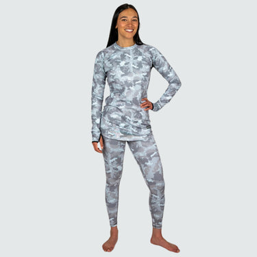 Women's Cloudchaser Base Layer Leggings BlackStrap #color_terrain-clouds