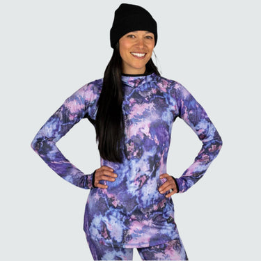 Women's Cloudchaser Base Layer Hoodie BlackStrap #color_nexus