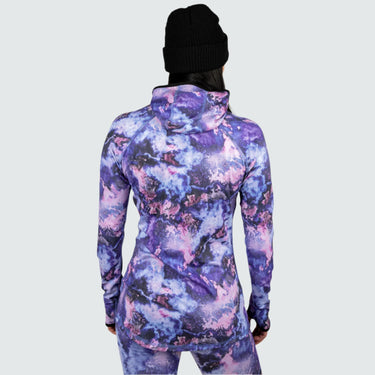 Women's Cloudchaser Base Layer Hoodie BlackStrap #color_nexus