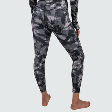 Women's Cloudchaser Base Layer Leggings BlackStrap #color_feathers-mono