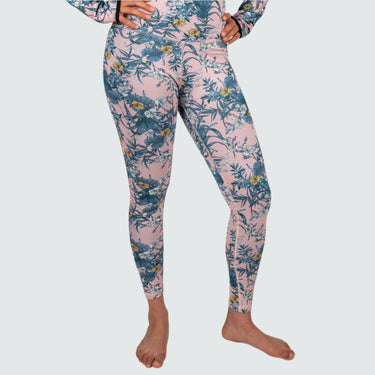 Women's Cloudchaser Base Layer Leggings BlackStrap #color_floral-zen