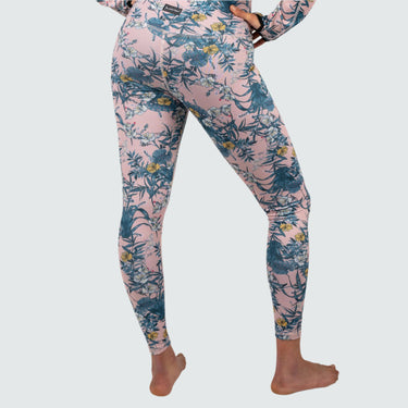 Women's Cloudchaser Base Layer Leggings BlackStrap #color_floral-zen