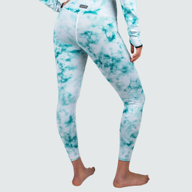 Women's Cloudchaser Base Layer Leggings BlackStrap #color_overcast-teal