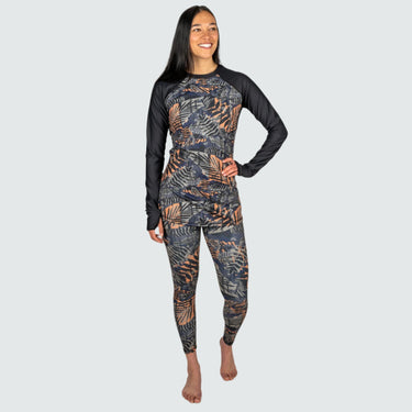 Women's Pinnacle All-Season Base Layer Leggings BlackStrap #color_safari-juniper