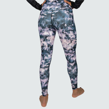 Women's Pinnacle All-Season Base Layer Leggings BlackStrap #color_tie-dye-rose