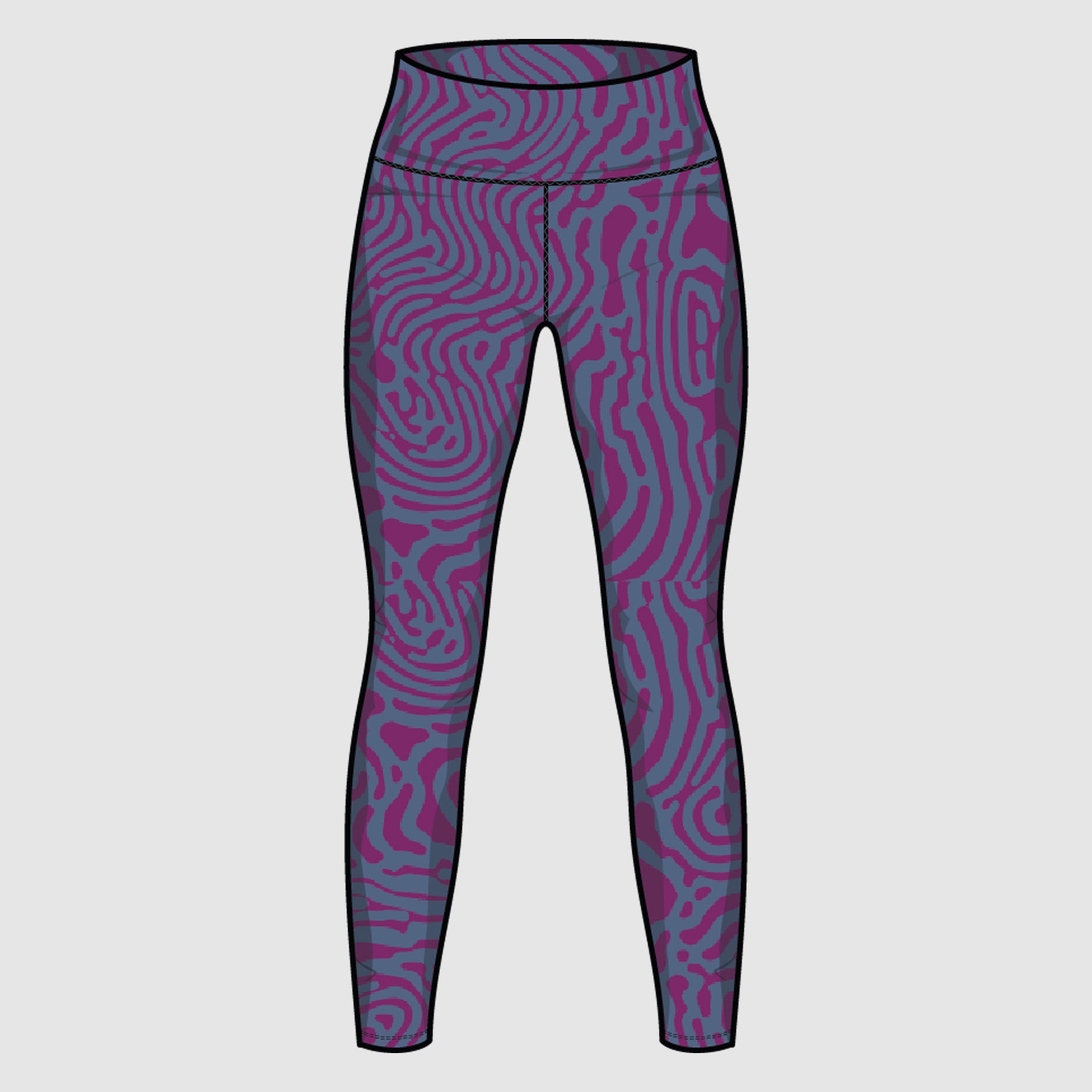 Women's Skyliner All-Season Base Layer Leggings #color_inprint-currant