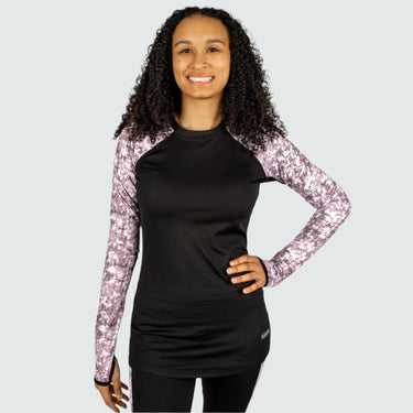 Women's Therma Base Layer Crewneck BlackStrap #color_canvas-mauve