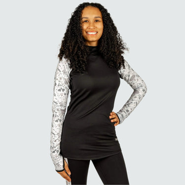 Women's Therma Base Layer Hoodie BlackStrap #color_ashley-gray