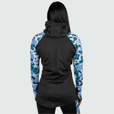 Women's Therma Base Layer Hoodie BlackStrap #color_cloudcam-aquatic