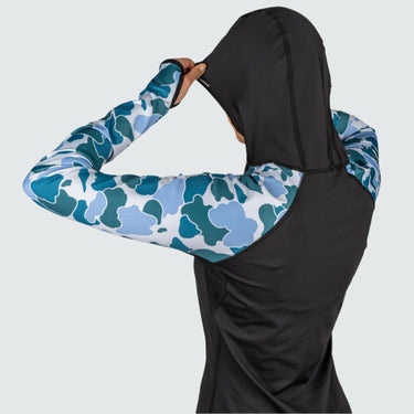 Women's Therma Base Layer Hoodie BlackStrap #color_cloudcam-aquatic