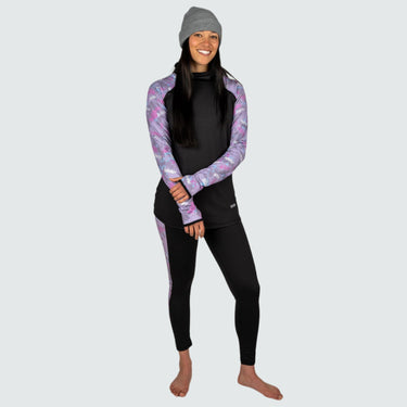 Women's Therma Base Layer Hoodie BlackStrap #color_terrain-alpenglow