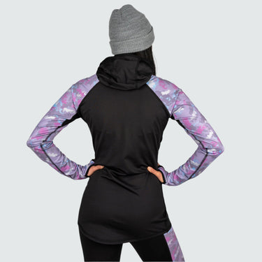 Women's Therma Base Layer Hoodie BlackStrap #color_terrain-alpenglow