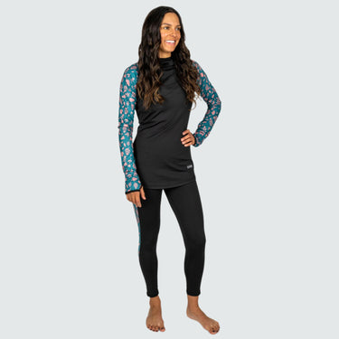 Women's Therma Base Layer Hoodie BlackStrap #color_tiny-floral