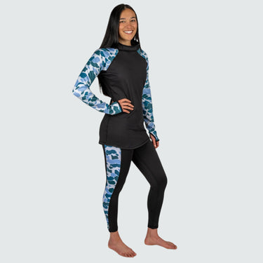 Women's Therma Base Layer Leggings BlackStrap #color_cloudcam-aquatic