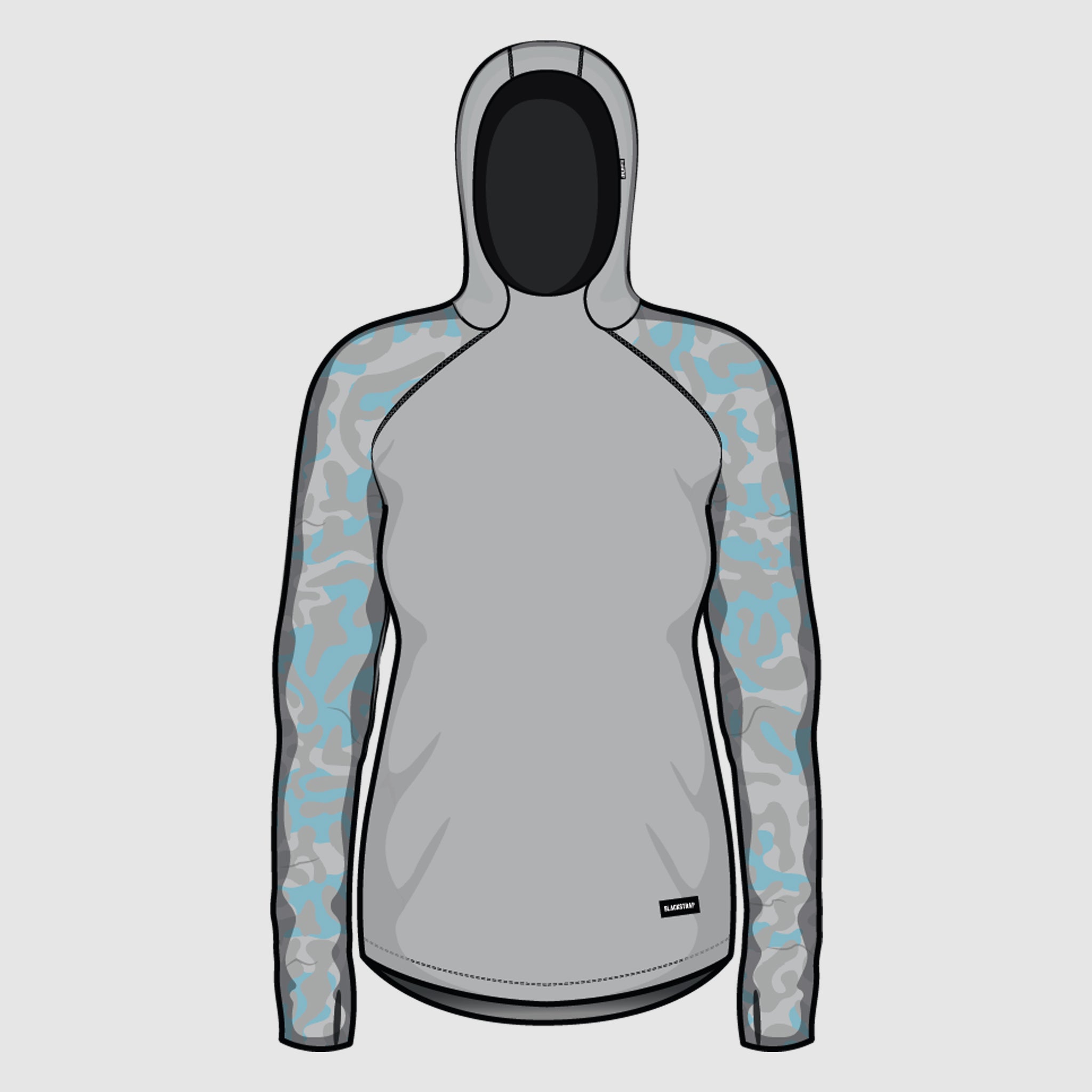 BlackStrap Women's Vista Baselayer Hoodie #color_animo-ash