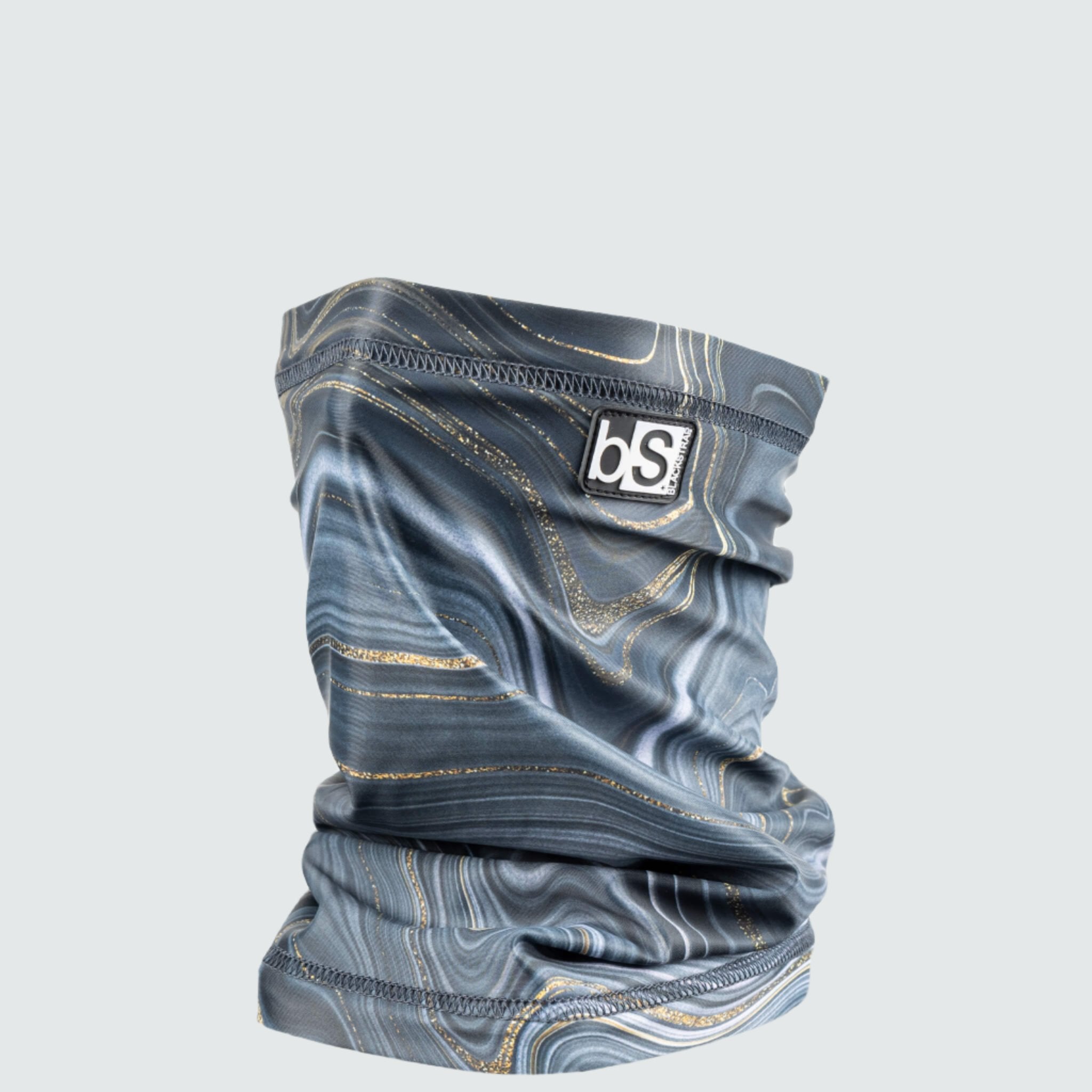 Dual Layer Tube Neck Warmer | Prints BlackStrap Geode Black #color_geode-black