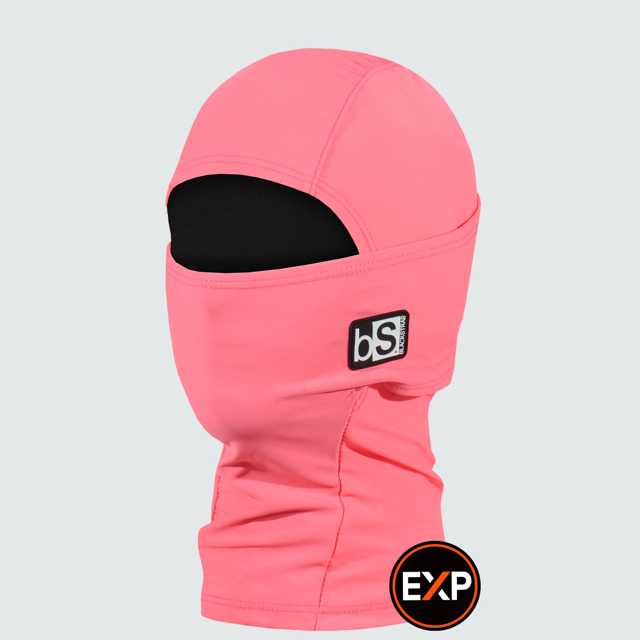 Kids' Expedition Hood Balaclava | Solids BlackStrap Coral #color_coral