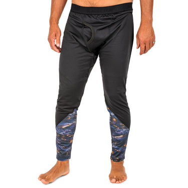 Men's Therma Base Layer Pants BlackStrap #color_glitch-storm