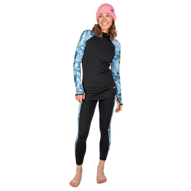 Women's Therma Base Layer Hoodie BlackStrap #color_zen-sky