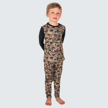 Kids' Therma Base Layer Pants BlackStrap #color_camelflauge-tan