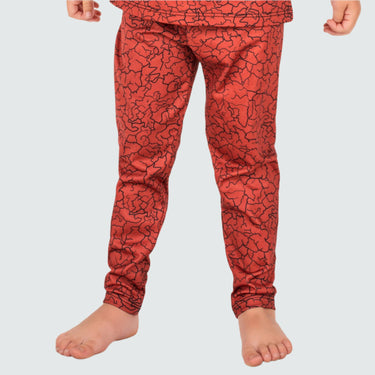 Kids' Therma Base Layer Pants BlackStrap Magma Rust XS #color_magma-rust